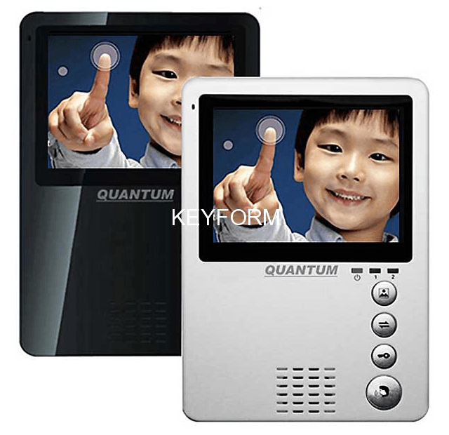 Монитор видеодомофона цветной Quantum QM-431C (черный)