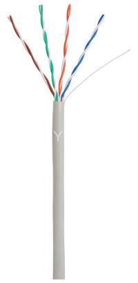 NETLAN U/UTP 4 пары, Кат.5e, внутренний, PVC (EC-UU004-5E-PVC-GY)