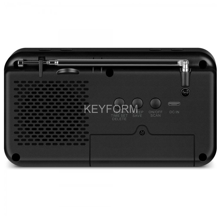 АС SVEN SRP-100, черный (2 Вт,FM,LED-дисплей,встроенные часы и будильник, встроенный аккумулятор) Sven SV-020651