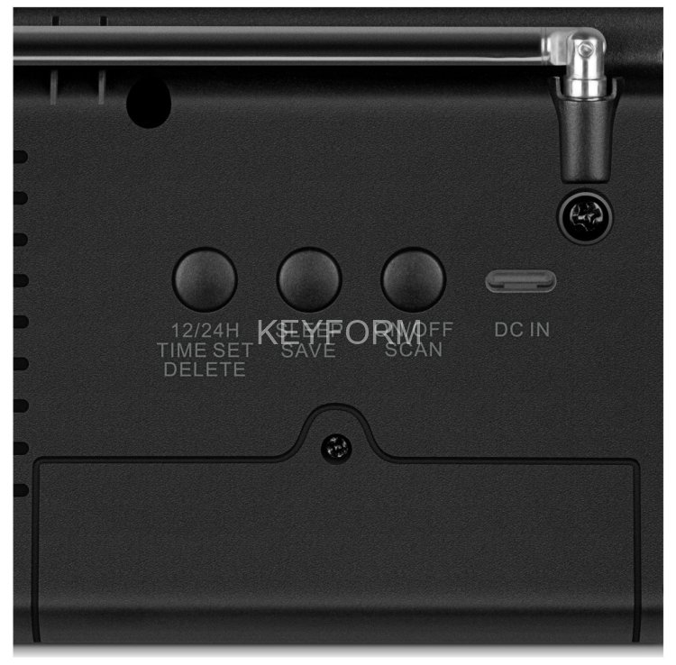 АС SVEN SRP-100, черный (2 Вт,FM,LED-дисплей,встроенные часы и будильник, встроенный аккумулятор) Sven SV-020651