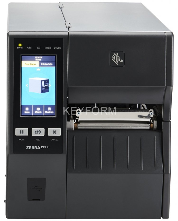Принтер этикеток коммерческий TT ZT411 Zebra ZT41142-T0E00C0Z