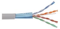 F/UTP 4x2x24AWG кат.5E solid PVC (LC1-C5E04-311)