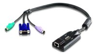 Модуль удлинителя, SVGA+KBD+MOUSE PS/2,  50 метр., для подкл. комплекта перключат. KN2124v/2140v/4124v/4140v/2116A/2132/4116/4132 KM0532/0932/0032, макс.разреш. 1600х1200, RJ45+HD-DB15+2х6MINIDIN, Female+3xMale, без Б.П ATEN KA7120