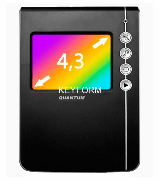 Монитор видеодомофона цветной Quantum QM-436C (черный)