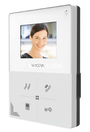 Монитор видеодомофона цветной Kocom KCV-401EV (белый)