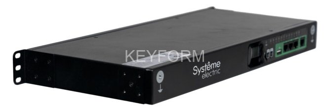 БРП Uniprom, управляемый, 1U, 240В, 1Ф, 16A, 10xC13 2xC19, 2м кабель, IEC320 C20 SYSTEME ELECTRIC UP7921