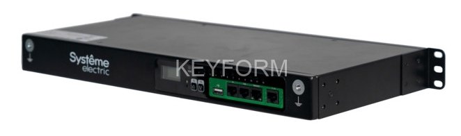 БРП Uniprom, управляемый, 1U, 240В, 1Ф, 16A, 10xC13 2xC19, 2м кабель, IEC320 C20 SYSTEME ELECTRIC UP7921