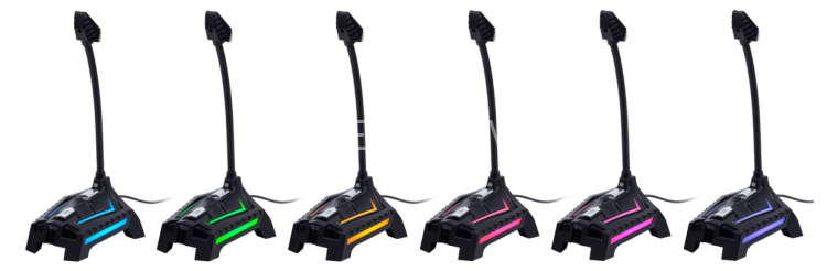 Defender Игровой стрим микрофон Ring GMC 150 USB, LED, провод 1.5 м Defender Ring GMC 150