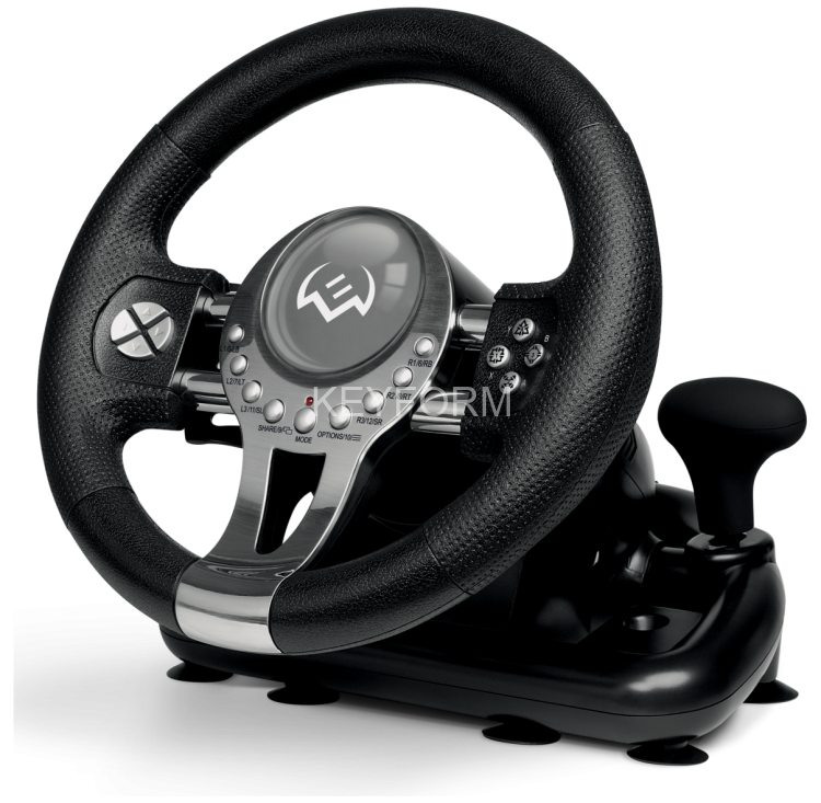 Руль SVEN GC-W800 (педали, вибро, скоба, D-pad, 12 кл, PC/PS3/PS4/XBOXONE/Xinput) Sven SV-015442