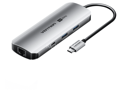 Мультифункциональный хаб Vention USB Type C 9 в 1 Vention TQMHB