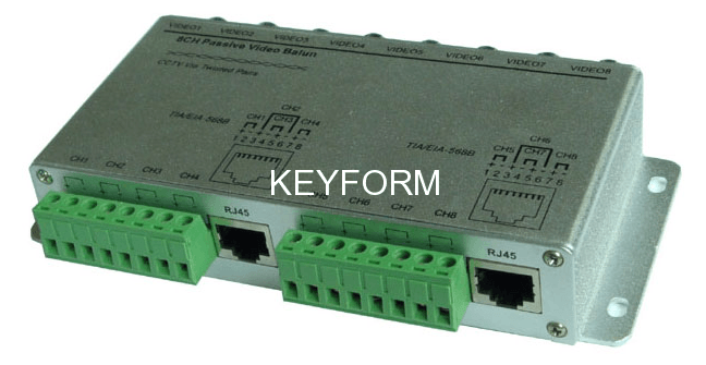 Приемопередатчик видеосигнала по витой паре 8-канальный OSNOVO TP-C8