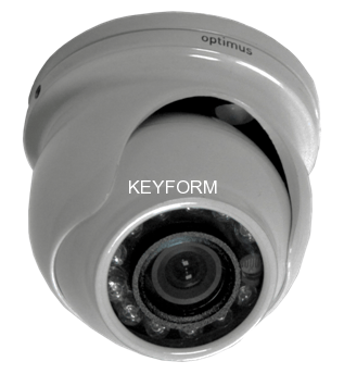 Видеокамера AHD купольная уличная антивандальная Optimus AHD-M051.0(2.8)