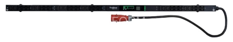 БРП Uniprom, с мониторингом, 0U, 400В, 3Ф, 32A, 36xC13 12xC19, 3м кабель, IEC309 SYSTEME ELECTRIC UP8886