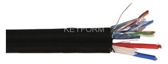 F/UTP 4х2х24AWG кат.5E LDPE (LC3-C5E04-379)