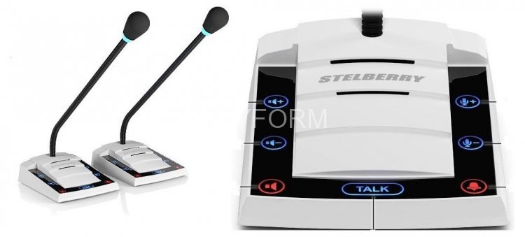 Устройство переговорное директор-секретарь, дуплексное STELBERRY D-600 NEW