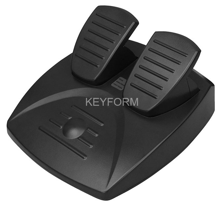 Руль SVEN GC-W300 (педали, вибро, лепестки, D-pad, 10 кл, резин. вставки, PC, цифр. и аналог.) SVEN GC-W300