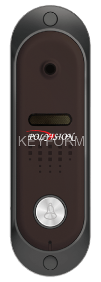 Видеопанель вызывная цветная Polyvision PVD-106CM2 (коричневый)