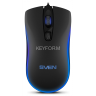 Мышь SVEN RX-530S чёрная (бесшумн. клав, 3+1кл. 800-1200DPI, блист.) Sven SV-016999