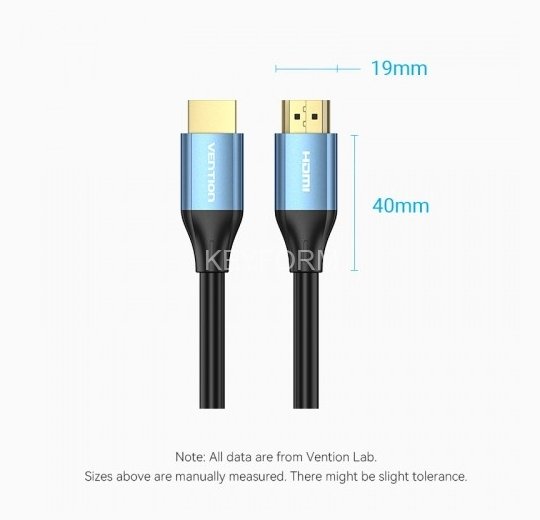 Кабель Vention HDMI High speed v2.0 with Ethernet 19M/19M - 15м Vention ALHSN