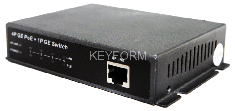 Коммутатор с питанием по PoE 5-портовый OSNOVO SW-8050/C