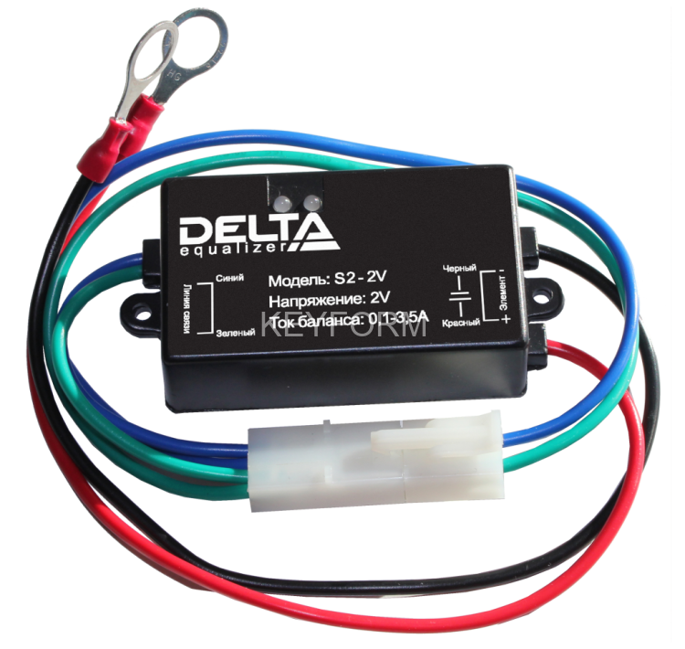 Аккумуляторный балансир S1-12V, с номинальным напряжением от 9 до 12Вольт, балансировка током до 3А. Delta S1-12V