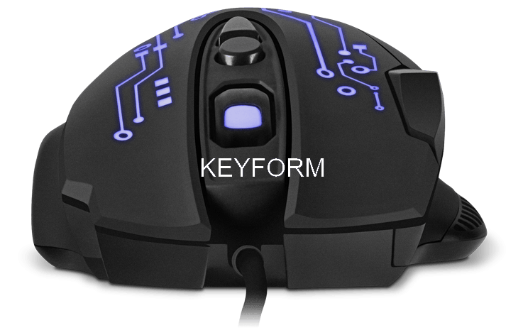 Игровая мышь SVEN RX-G715 (7+1кл., бесш. кл., 1200-3200 DPI, SoftTouch, подсветка, игров. упак) Sven SV-019938