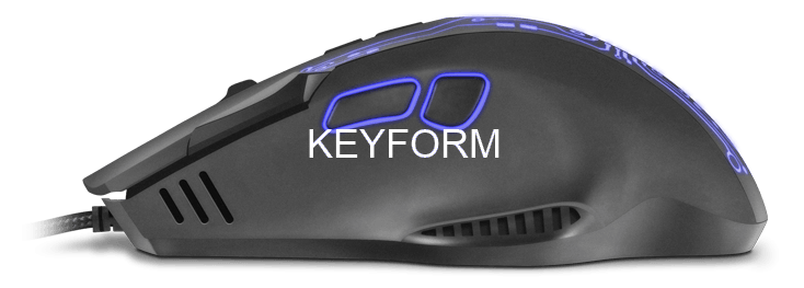 Игровая мышь SVEN RX-G715 (7+1кл., бесш. кл., 1200-3200 DPI, SoftTouch, подсветка, игров. упак) Sven SV-019938