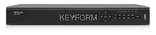 Видеорегистратор 8-канальный Praxis VDR-2008M