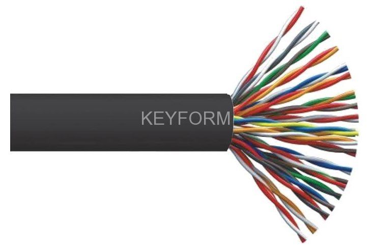 U/UTP 25х2х24AWG кат.5E solid LSZH (LC1-C5E25-121)