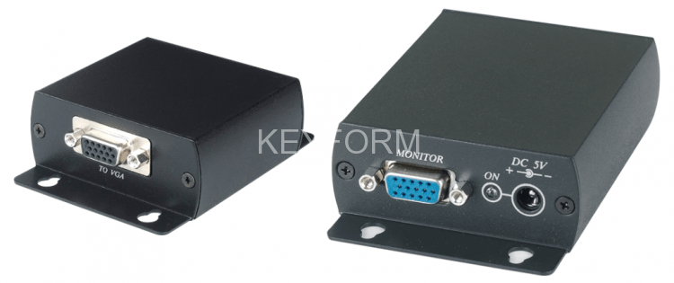 Комплект активный приемник + активный передатчик VGA-видеосигнала SC&T TTA111VGA