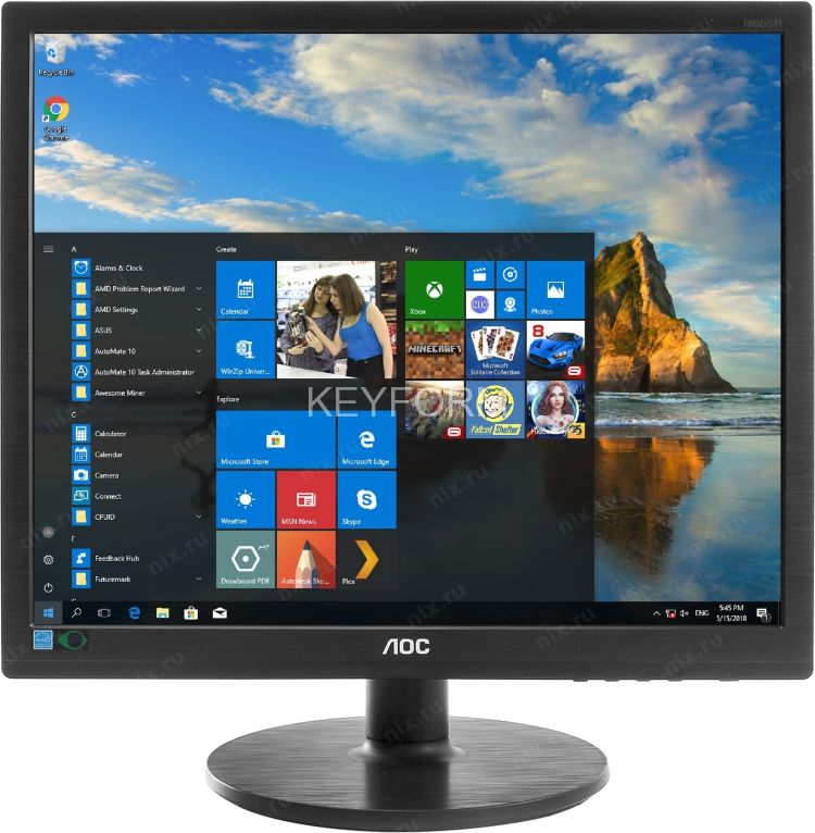 AOC I960SRDA 19 черный