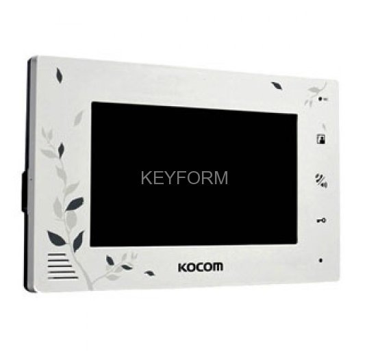 Монитор видеодомофона цветной Kocom KCV-A374SD LE XL (белый)