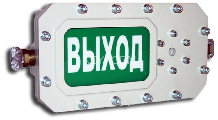 Оповещатель охранно-пожарный световой взрывозащищенный (табло) Компания СМД СФЕРА МК (компл.3)-А-TG1/2