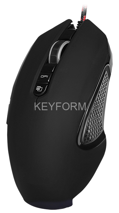 Игровая мышь SVEN RX-G955 USB (7+1кл. 200-4000 DPI, ПО, Soft Touch, подсветка) Sven SV-016388