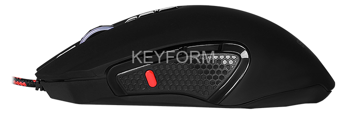 Игровая мышь SVEN RX-G955 USB (7+1кл. 200-4000 DPI, ПО, Soft Touch, подсветка) Sven SV-016388