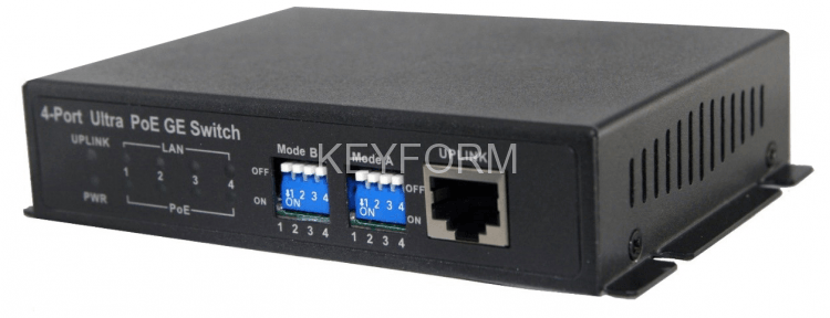 Коммутатор с питанием по PoE 5-портовый OSNOVO SW-8050/F