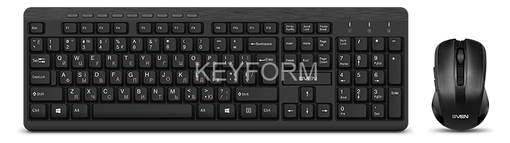 Беспроводной набор клавиатура+мышь SVEN KB-C3400W Sven SV-018887