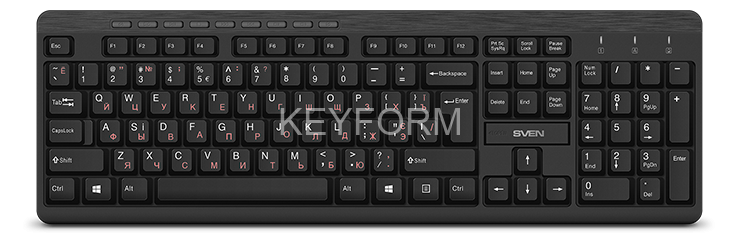Беспроводной набор клавиатура+мышь SVEN KB-C3400W Sven SV-018887