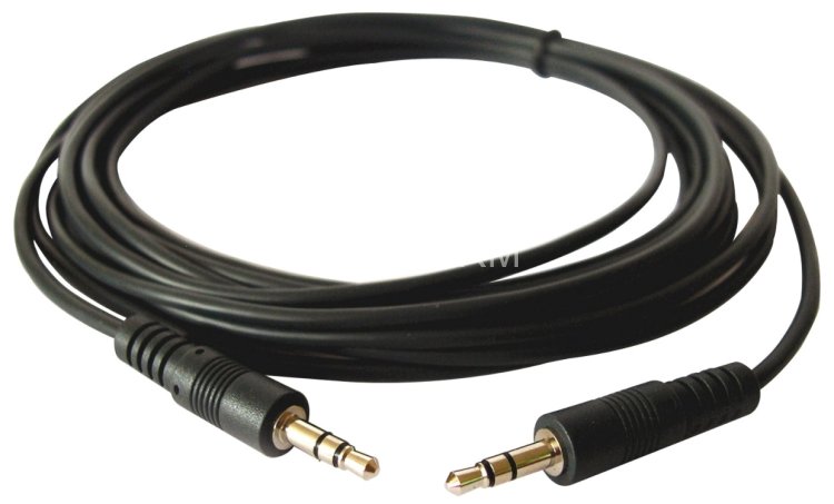 Аудио кабель с разъемами 3,5 мм (Вилка - Вилка), 0,9 м [95-0101003] Kramer C-A35M/A35M-3