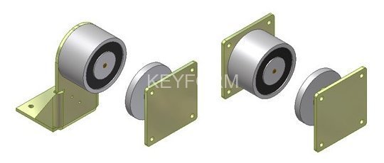 Замок электромагнитный удерживающий Экскон AL-50FC-12V