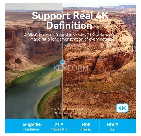 Кабель Vention HDMI High speed v2.0 with Ethernet 19M/19M - 8м Vention ALHSK