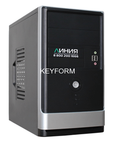 IP-видеосервер 16-канальный ДевЛайн Линия Observer 16 (2 монитора)