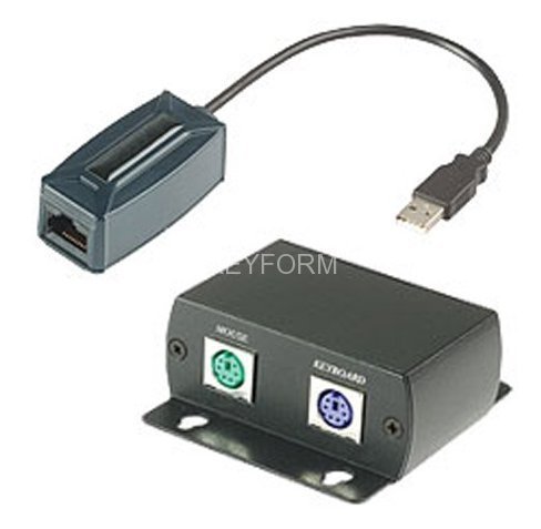 Удлинитель клавиатуры и мыши SC&T KM02