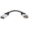 Адаптер DisplayPort(M) ---> HDMI(F) 0.15m 4K@60Hz VCOM <CG621M-0.15> VCOM CG621M-0.15