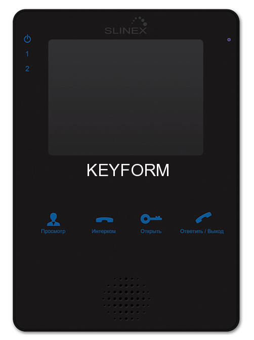 Монитор видеодомофона цветной Slinex MS-04 (черный)