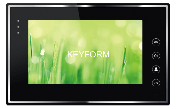 Монитор ip видеодомофона цветной BAS-IP AR-07 L v3 (Black)