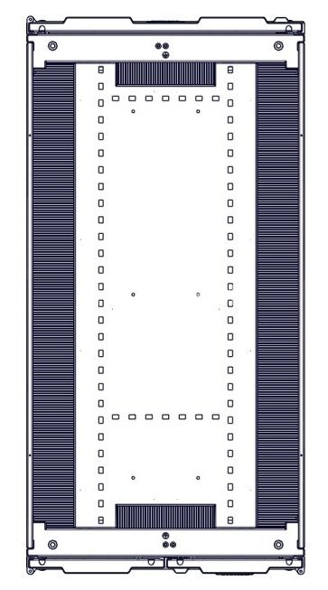 Шкаф Systeme Electric, серия Uniprom, 48U-600/1200, боковые панели 4шт, черный SYSTEME ELECTRIC UR3307