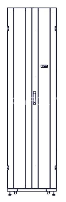 Шкаф Systeme Electric, серия Uniprom, 48U-600/1200, боковые панели 4шт, черный SYSTEME ELECTRIC UR3307