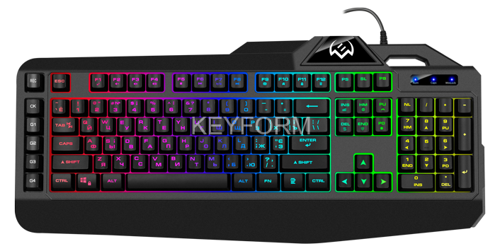 Игровая клавиатура SVEN KB-G8600 (110 кл, макросы, подсветка) Sven SV-019730