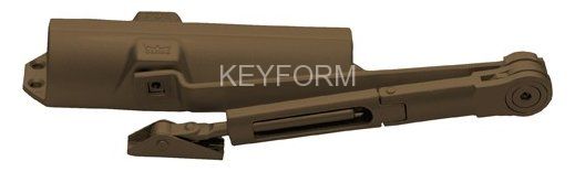 Доводчик дверной Dorma TS-68 с ФОП коричневый